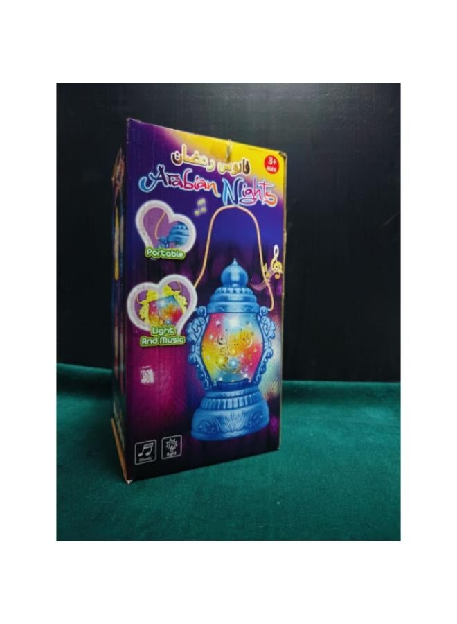 Plastic Ramadan Lantern For Kids with lights and ramadan songs - Image 4